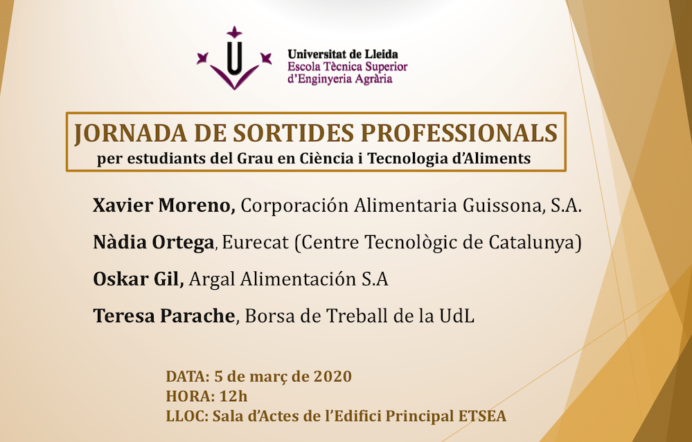 Sortides professinals