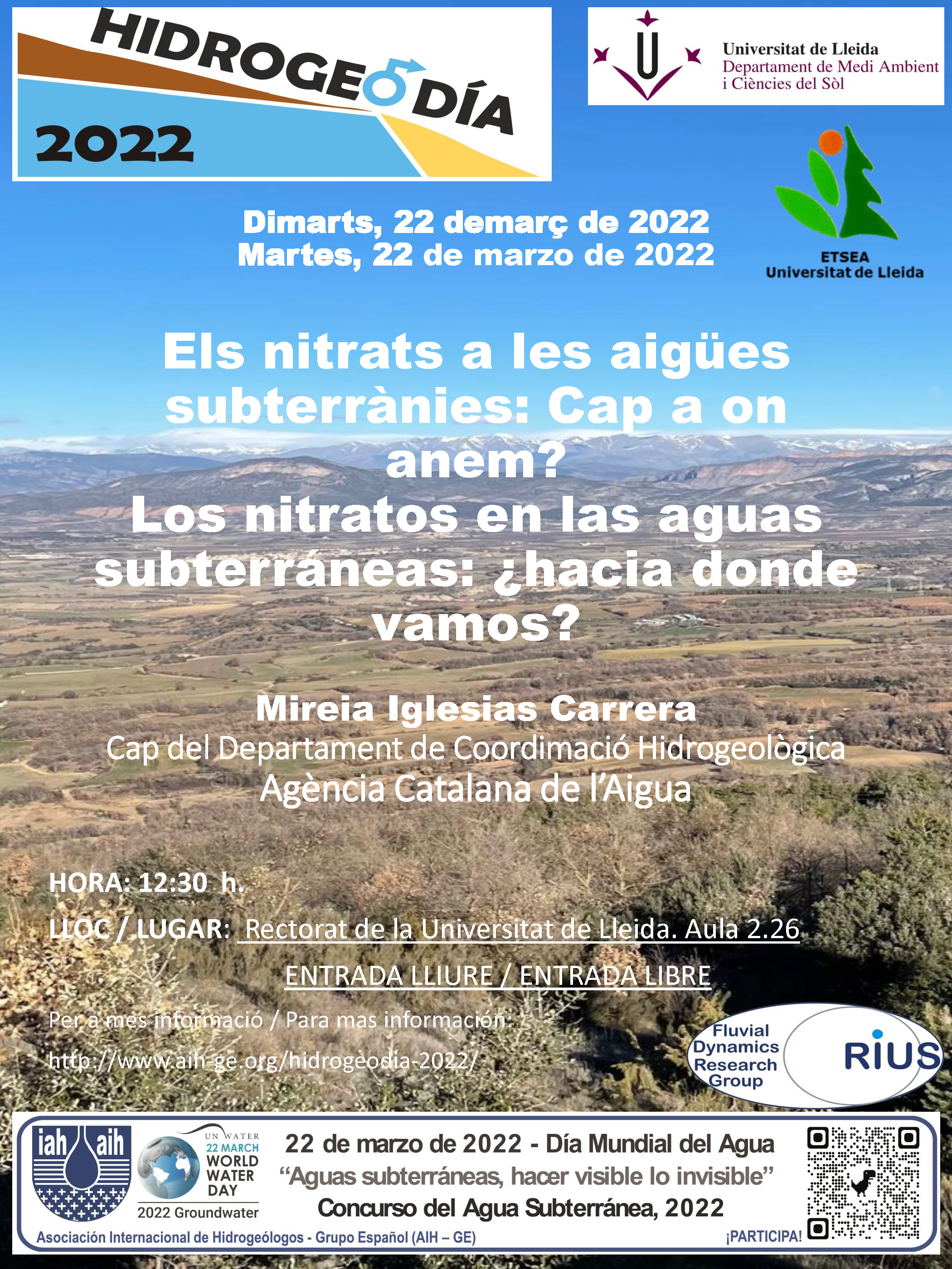 CARTELL XERRADA DIA MUNDIAL DE L'AIGUA