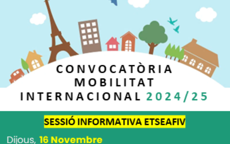 Anunci Sessió informativa Mobilitat 2024-25