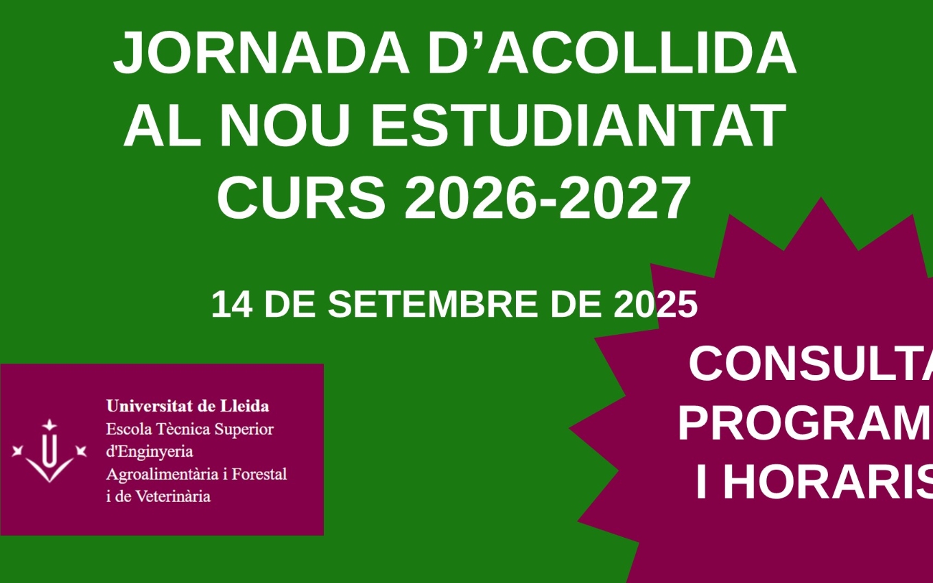 Jornada d'acollida curs 2026-2027
