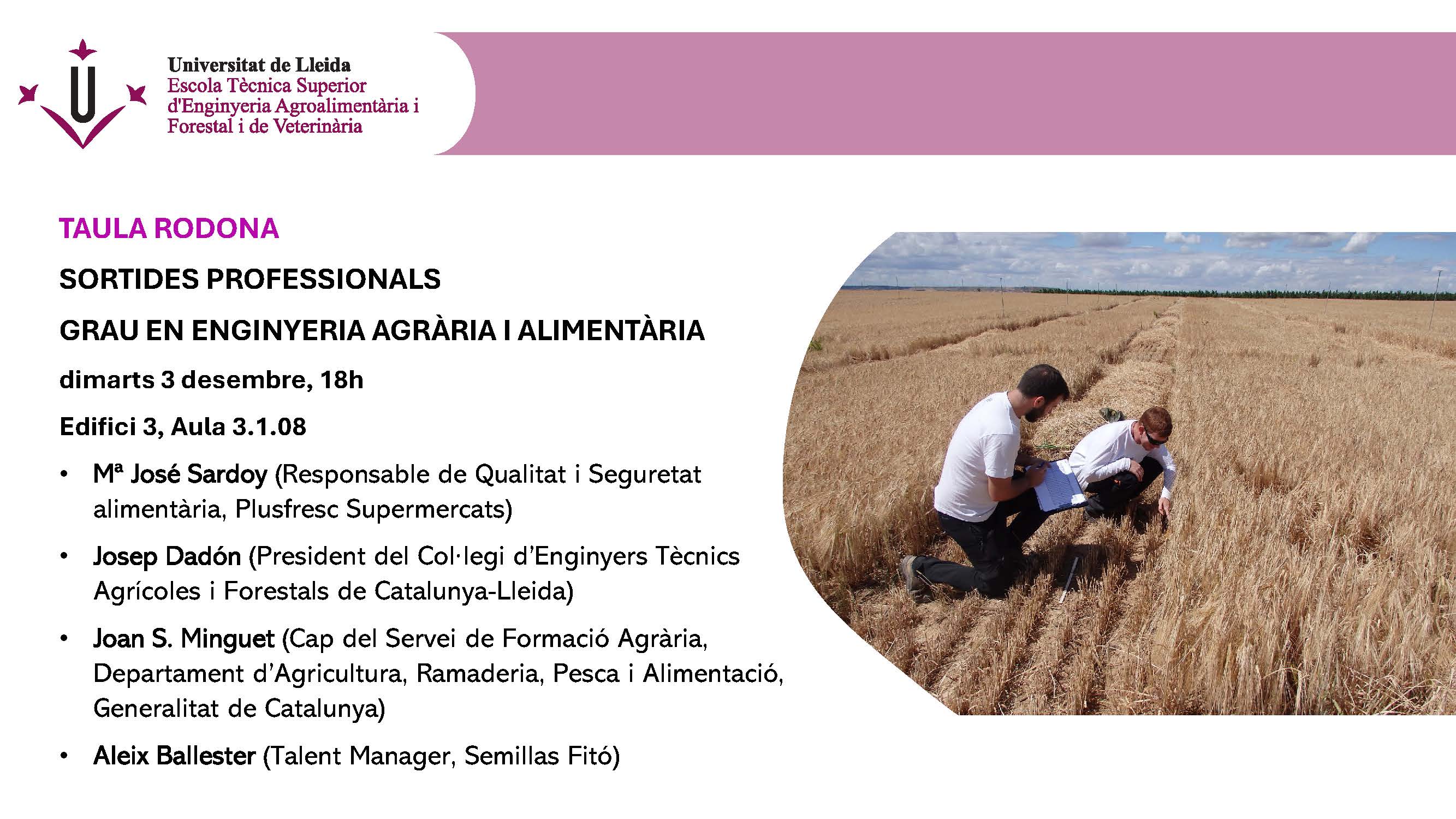 cartell sessió sortides laborals Grau EAA_2024_ETSEAFiV