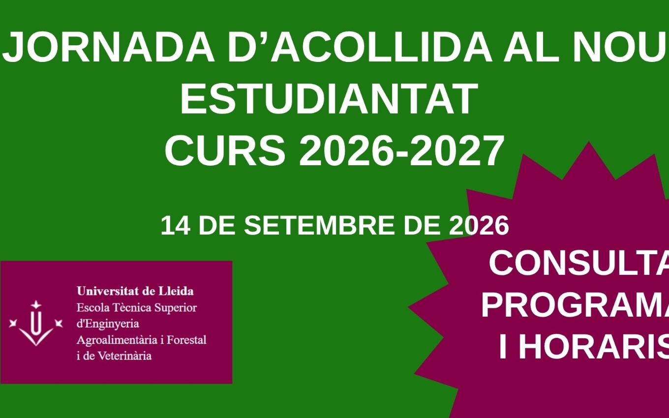 Jornada d'acollida curs 2026-2027